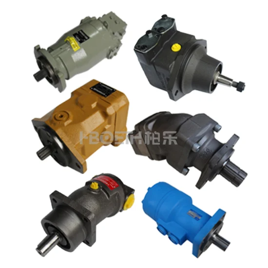 Motor de bomba hidráulica Rexroth Eaton Vickers Parker NACHI Kawasaki Cat Linde Sauer Yuken Bomba de engrenagem Vane Escavadeira Volvo Poclain Kyb Hawe Atos